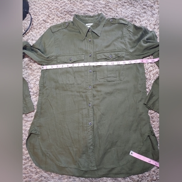 Ralph Lauren Denim & Supply Top RL Expedition Roll Tab Cotton Button Down - Picture 4 of 15